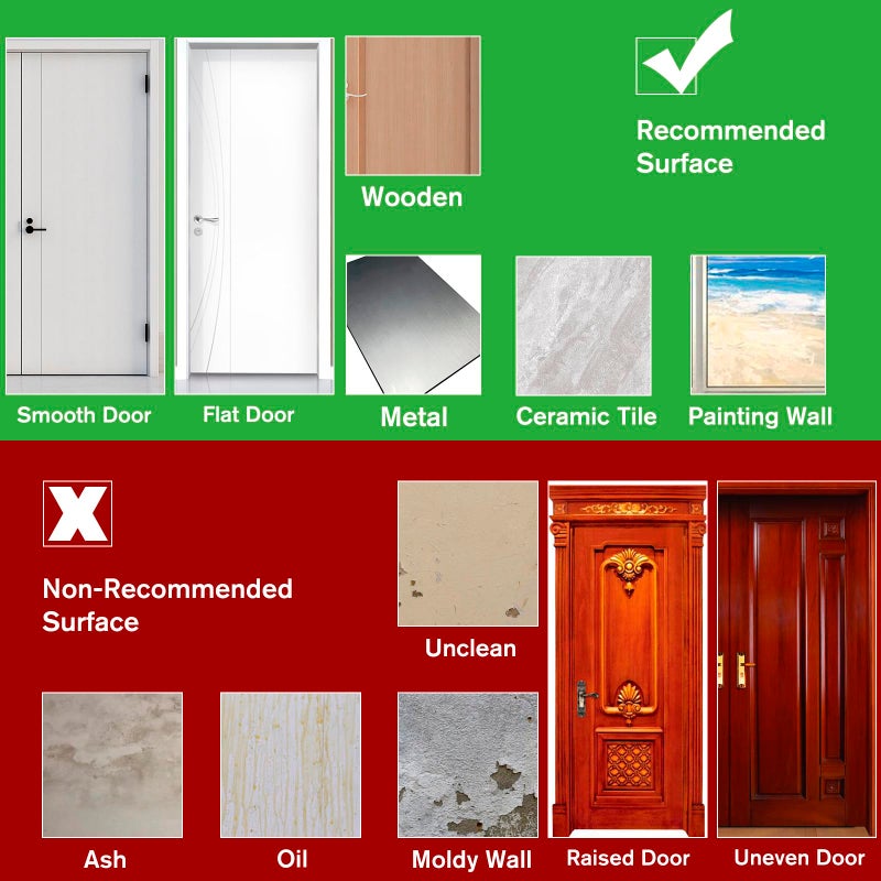 ChezMax Door Stickers Decals â€“ Opaque Vinyl Printed with Glass Portal Style Design, 3D Peel and Stick Murals, Removable Waterproof Wallpaper, Self-Adhesive Cover for Home or Office, 32.28" W x 78.74" H - Image 4
